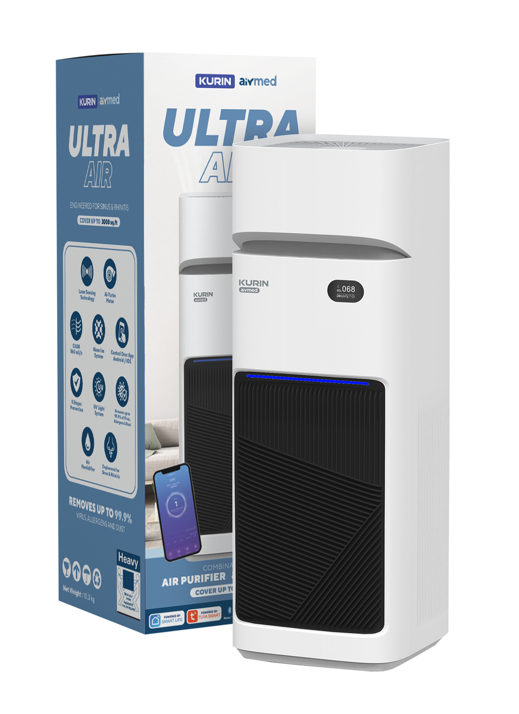 Kurin Ultra Air x1 Unit (PWP 2 Filter) - Instalment